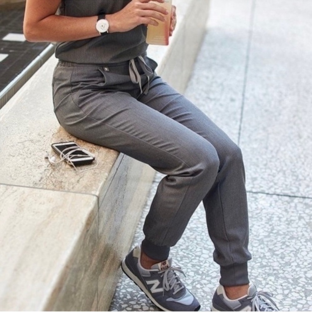 Figs Zamora Jogger Scrub Pants Gray Sz XXS